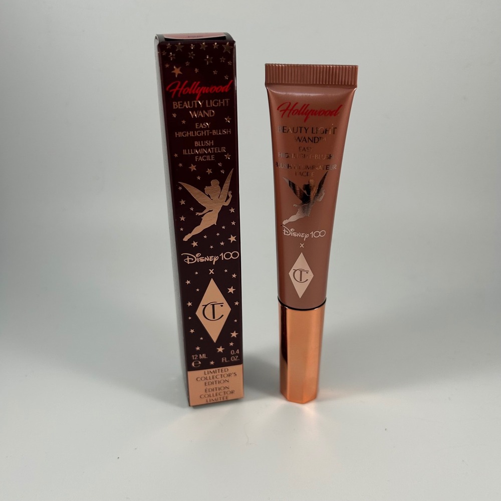 Charlotte‎ Tilbury Hollywood Beauty Light Wand Pink Blush Disney 100 Limited NEW